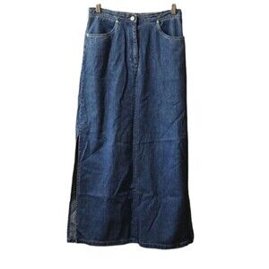 Loft Jeans Vintage Denim Maxi Skirt – Iconic 90s Y2K – Size 4